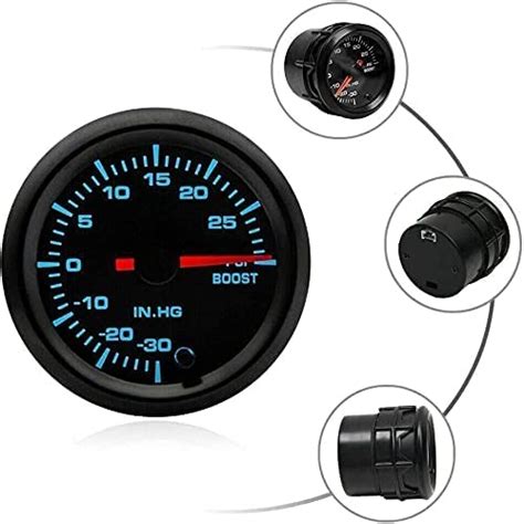 Buy Turbo Boost Gauge Sanwan Mm Led Colors Car Universal