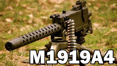 Browning M1919A4 LEmblématique Mitrailleuse Américaine YouTube