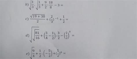 Resolver Los Siguientes Calculos Combinados Siguiendo La Jerarquia