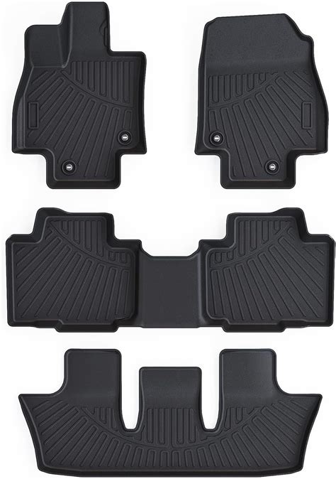 Sanban Axe Floor Mats For 2024 Toyota Grand Highlander Include Hybrid And Lexus Tx