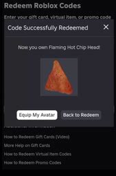 Roblox Flaming Hot Chip Head фото відгуки характеристики в інтернет магазині ROZETKA від