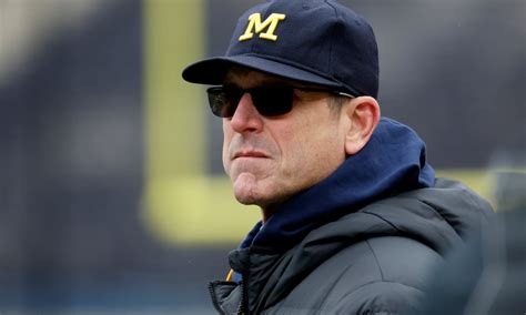 Michigan Football Jim Harbaugh Likely To Miss First Four Games