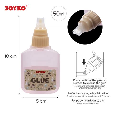 Jual Lem Cair Joyko Gl 0507 Liquid Glue Lem Kertas Isi 50ml Lem