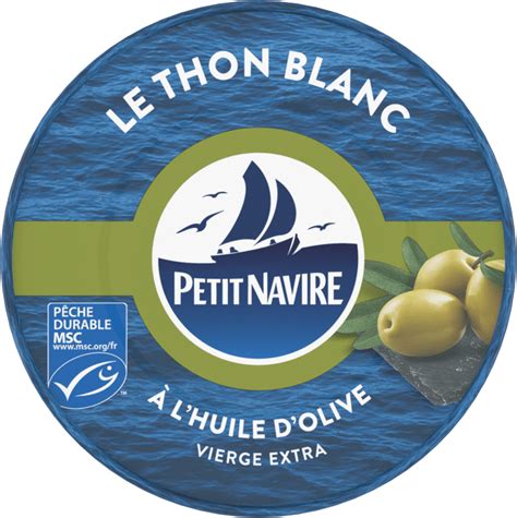 Thon Blanc Lhuile Dolive Vierge Extra Msc Petit Navire