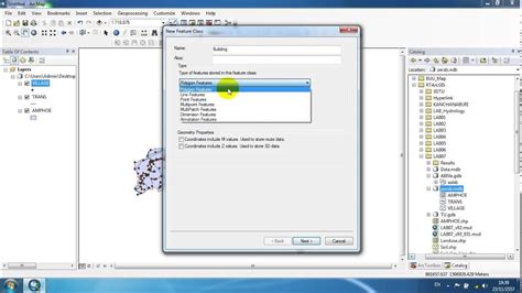 5 Geodatabase Feature Dataset Feature Class Shapefile Youtube