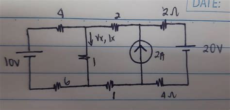 Solved Instruction Solve For Ix Vx Using Superposition