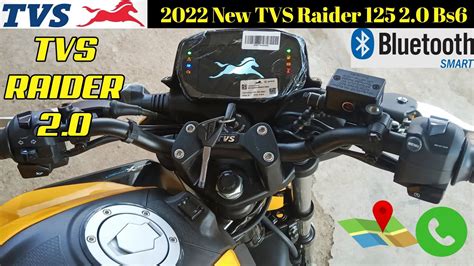 2023 Tvs Raider 125 Bs6 2 0 Model Full Tft Display Features Bluetooth Navigation Tvs Raider