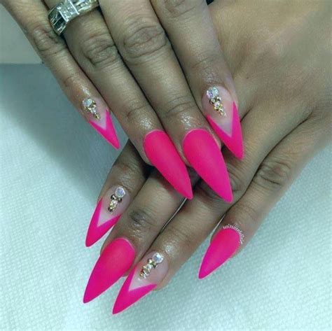 Neon Pink Summer Nails Stiletto Nails Summer Stiletto Nails Summer Nails Stiletto Nails