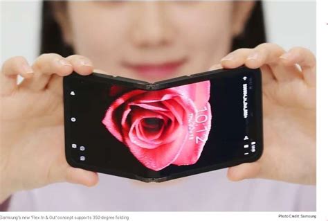 Samsung Unveils Foldable Flex In Out Screen At Ces Redefining