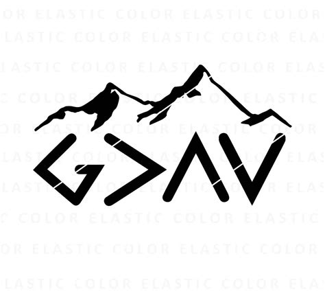 God Is Greater Than The Highs And Lows Svg God Saying With Etsy