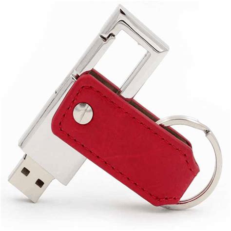 Memoria Usb Personalizada De Cuero Con Logotipo Para Empresas