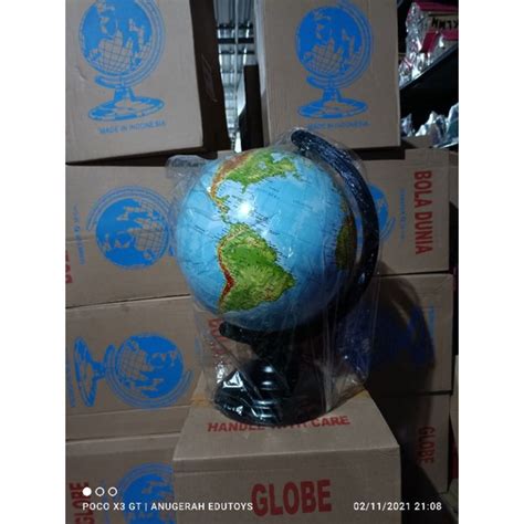 Jual Bola Dunia Globe Diameter Cm Shopee Indonesia