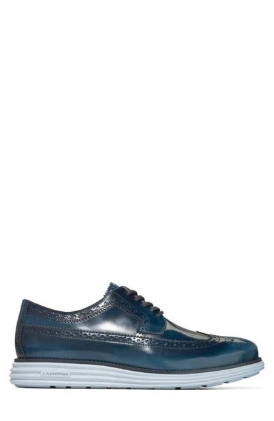 Cole Haan Originalgrand Remastered Longwing Oxford In Navy Blazer Ensi Modesens