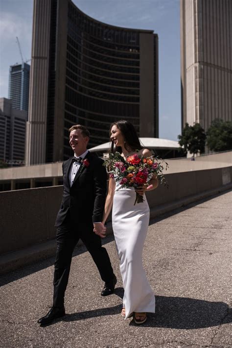 Intimate Toronto City Hall Wedding Fat Pasha Restaurant Reception