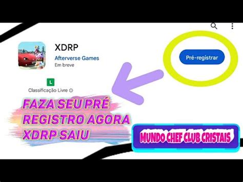 SAIU O PRE REGISTRO DO JOGO NOVO XDRP Pkxdcommunity YouTube