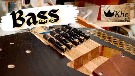 Installing Individual Bridge Pieces Bass Guitar Build Part 15 Youtube