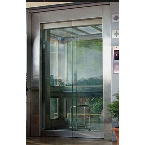 Ascender Elevators Center Opening Automatic Glass Door Elevator Rs 500000 Unit Id 21733849912