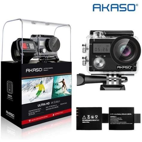 Akaso Cam Ra Sport Etanche Brave K Wifi Mp Action Cam Cam Scope