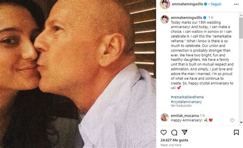 El emotivo mensaje que la esposa de Bruce Willis compartió en su