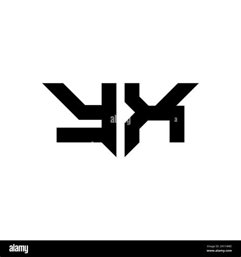 Letra Del Logotipo De Yx Monogram Con Un Sencillo Vector De Diseño De