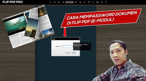 Gini Cara Memproteksi E Modul Di Aplikasi Flip Pdf Pro Youtube