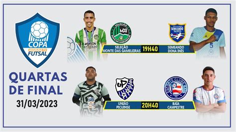 Copa ArarunaTV De Futsal 2023 QUARTAS DE FINAL 31 03 2023 YouTube