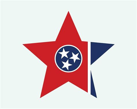 Tennessee USA Star Flag 26423179 Vector Art at Vecteezy