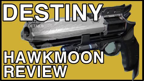 Hawkmoon Review Gameplay Exotic Hand Cannon DESTINY