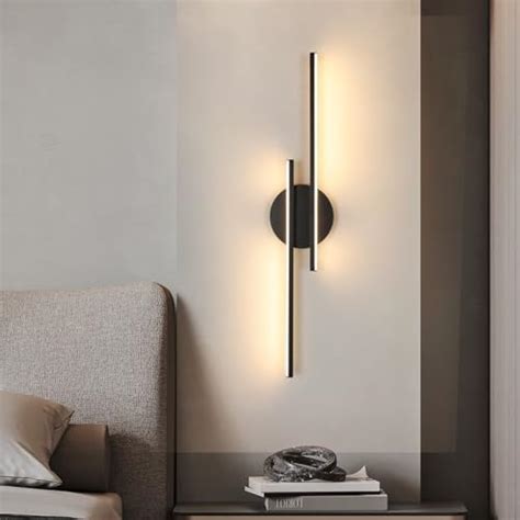 Riserva Applique Murale Interieur Moderne Lampe Murale Noir W