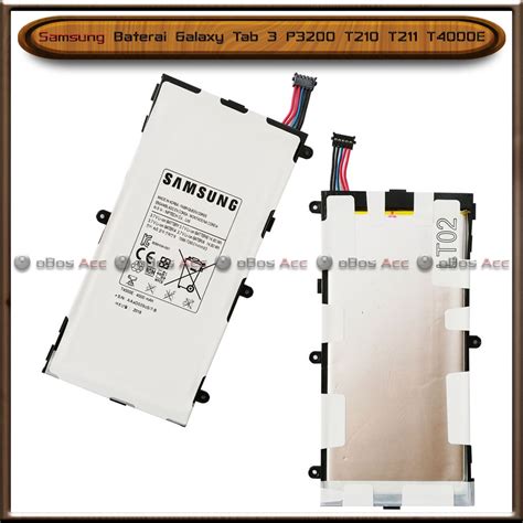 Jual Baterai Samsung Galaxy Tab 3 Tab3 7 Inch 7 Tablet P3200 T210 T211 T4000e Double Power