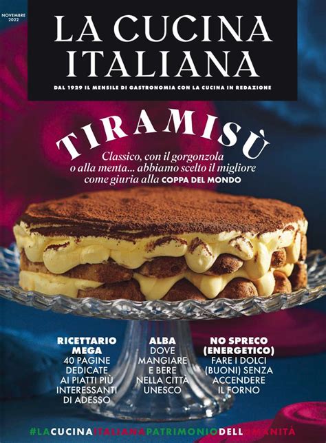 La Cucina Italiana Novembre 2022 Digital DiscountMags Ca