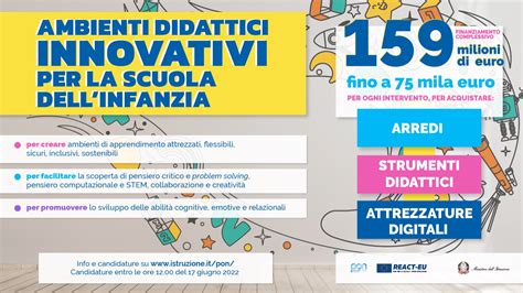 Pon Ambienti Didattici Innovativi Per La Scuola Dellinfanzia