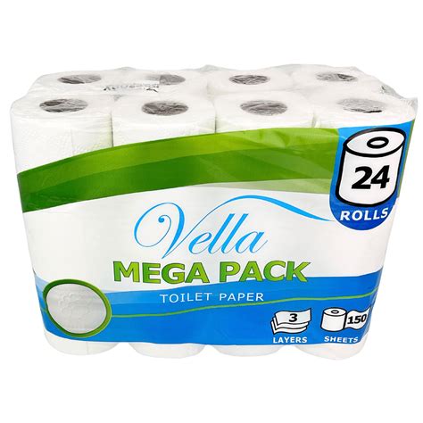 Papier Toaletowy Rolki Mega Pack W Listk W Vella