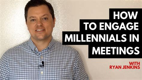 How To Engage Millennials In Meetings Youtube