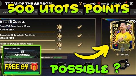 HOW TO GET 500 UTOTS POINTS COMPLETE QUESTS UNLOCK 98 99 MILESTONE TOTS