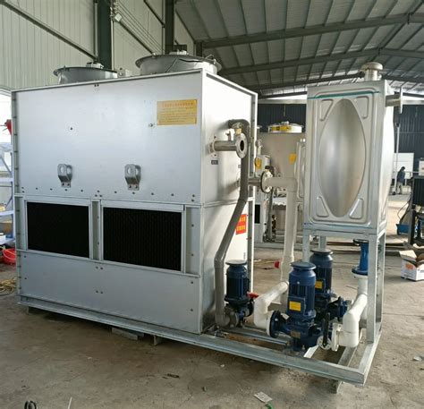 Industrial Closed Cooling Tower Cross Flow 304 Stainless Steel Circuit