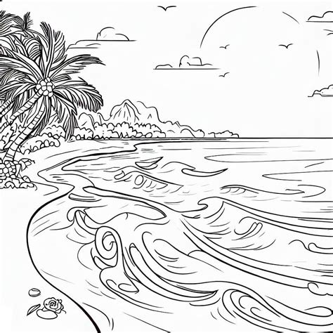 Coloriage Paysage à imprimer sur ColoriageEnfant