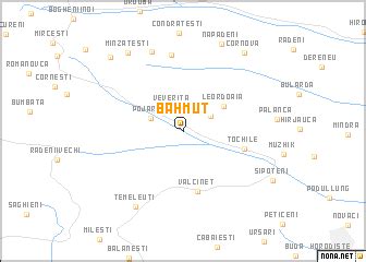 Bahmut (Moldova) map - nona.net