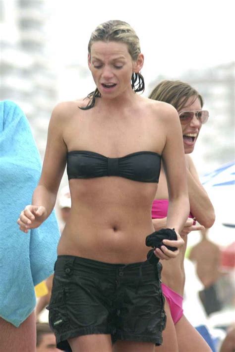 Zoe Ball Female Strapless Bikini Ball