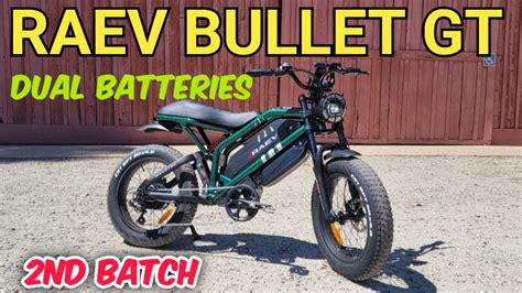 Raev Bullet Gt Ebike With Dual Battery Nd Batch Upgrades Speed Test