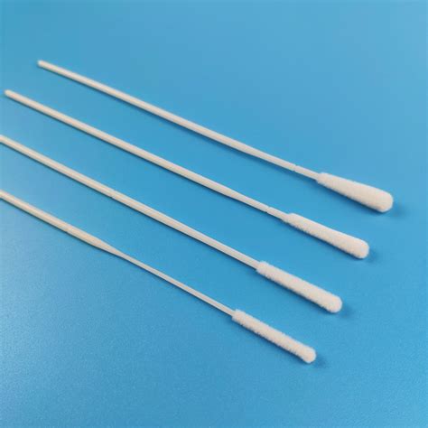 Cm Eo Sterile Flocked Nylon Nasal Specimen Collection Swabs With