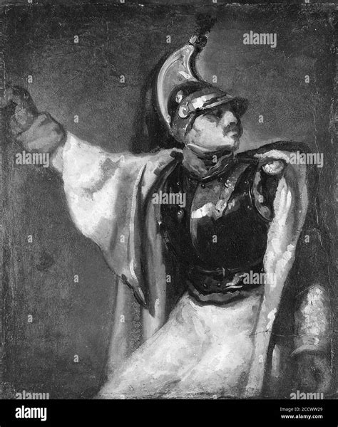 Theodore Gericault Cuirassier Black And White Stock Photos Images Alamy