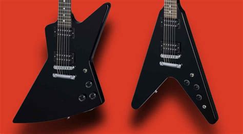 Gibson S Flying V Ebony Y S Explorer Ebony Gearnews Es