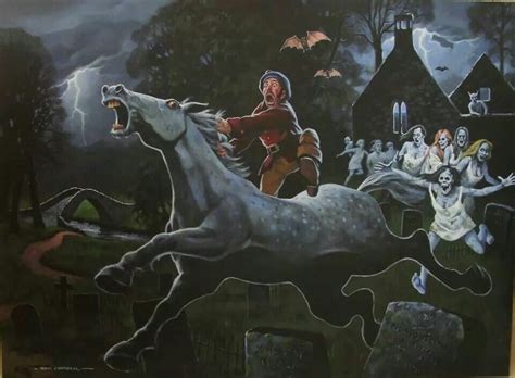 Tam O Shanter Fleeing The Auld Kirk By Craig Campbell Tam O Shanter