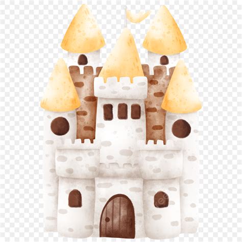 Castle Watercolor Vector Hd Png Images Castle Watercolor Illustration