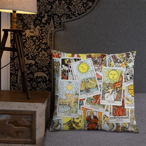 Tarot Card Pillow Case Aiw Art Ts