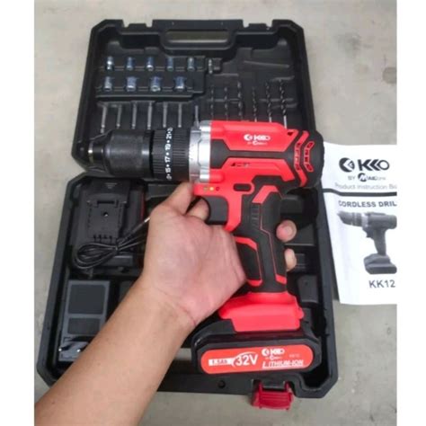 Jual Impact Drill Cordless V Mesin Bor Baterai Mm V Mailtank Kko