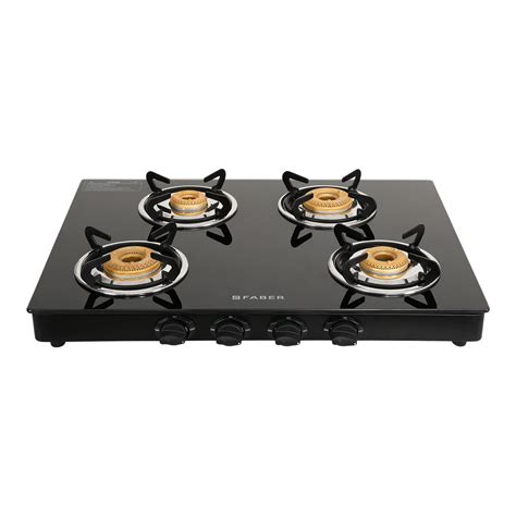 Buy FABER Cooktop Jumbo NEO XL 4BB 4 Burner Gas Stove Black