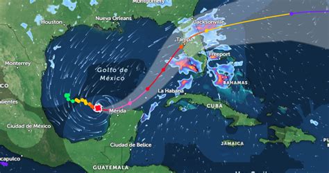 Huracán Milton en Vivo Trayectoria mapa interactivo y actualización