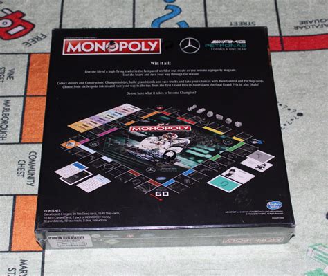 Monopoly Mercedes Amg Petron Formula One Team Monopoly